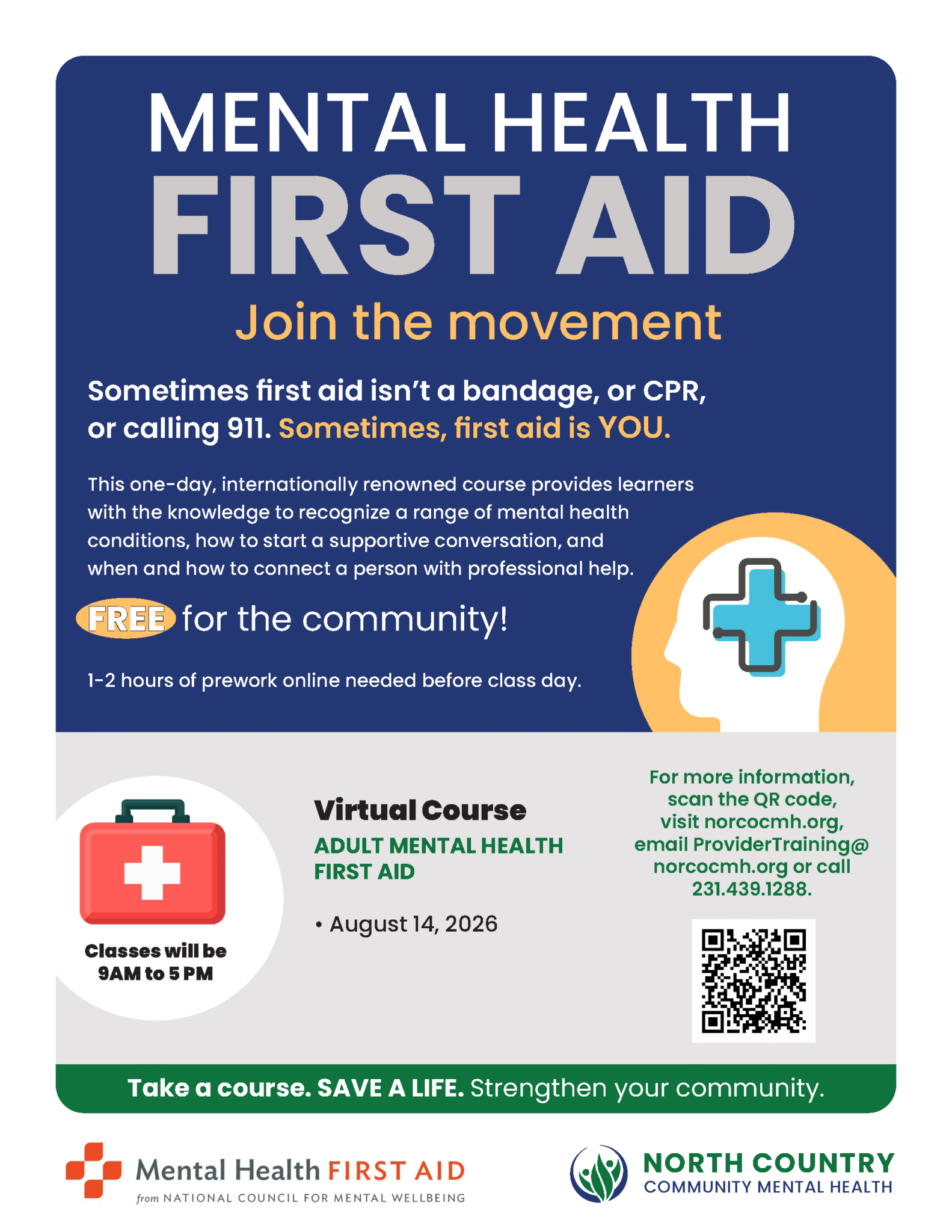 Mental Health First Aid - North Country Community Mental Health