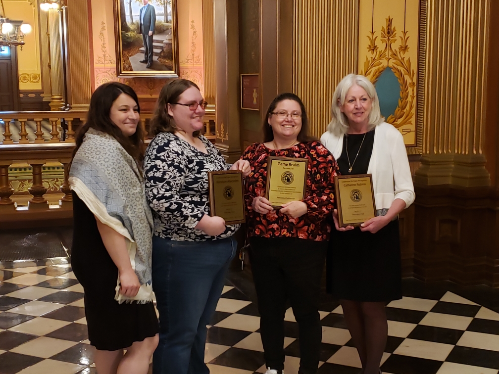 Read more about the article Game Realm and Petoskey Club Members Honored at Lansing Employment Event
